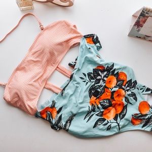 NWT Cupshe Orange One-Piece Swimsuit